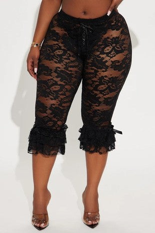 Get Me Laced Capri Pants