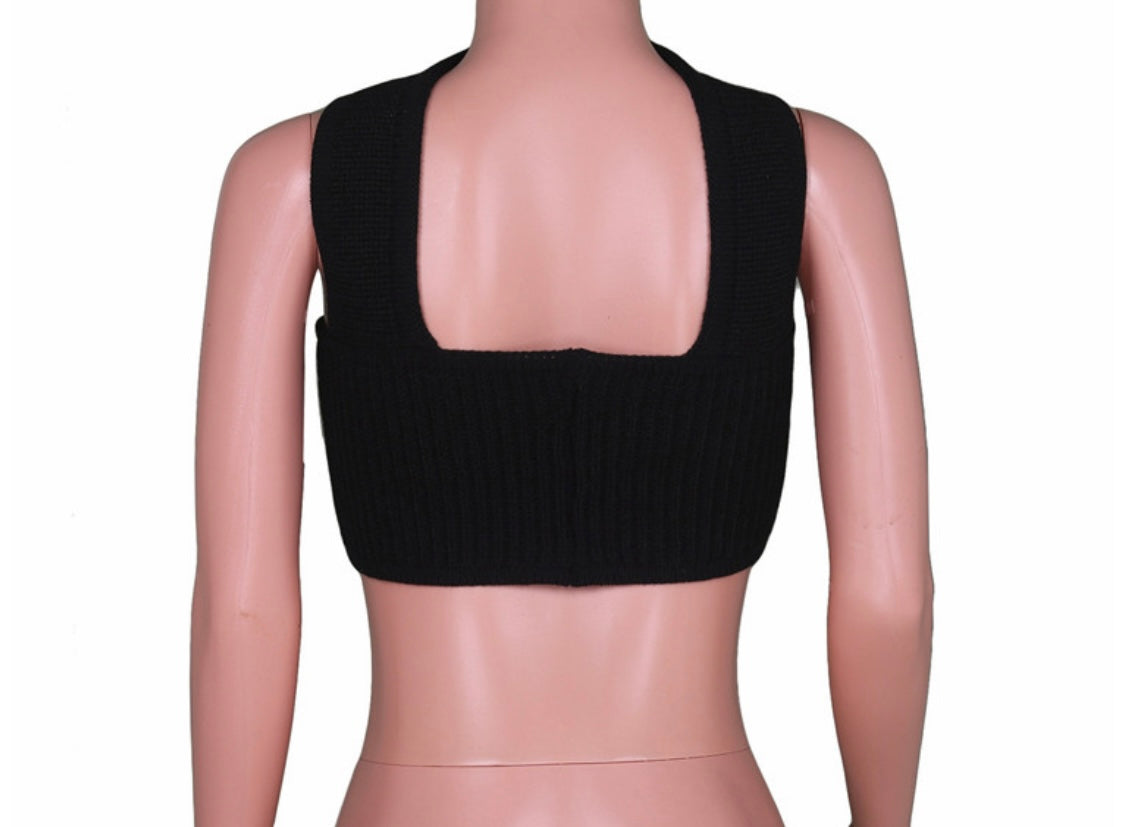 Knit Halter Top