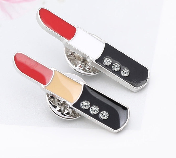 Lip stick pins