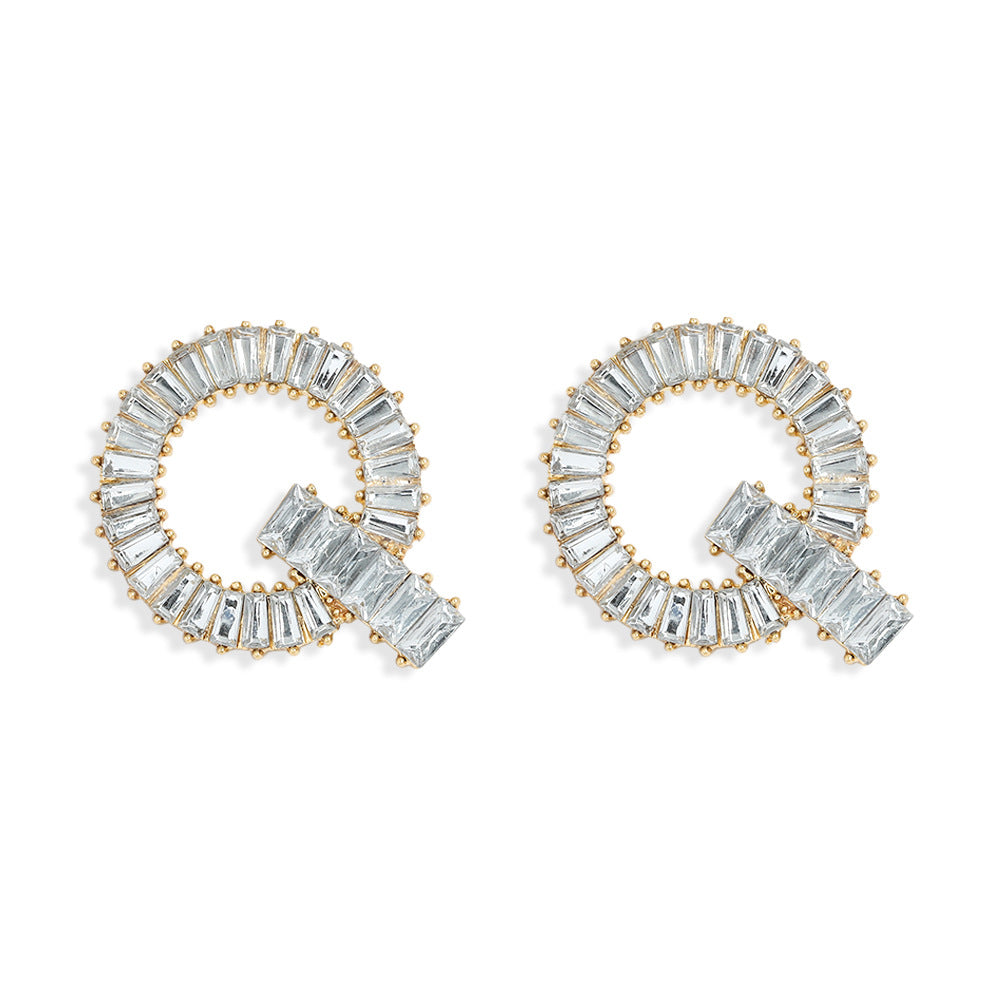 Alphabet Glam Studs!