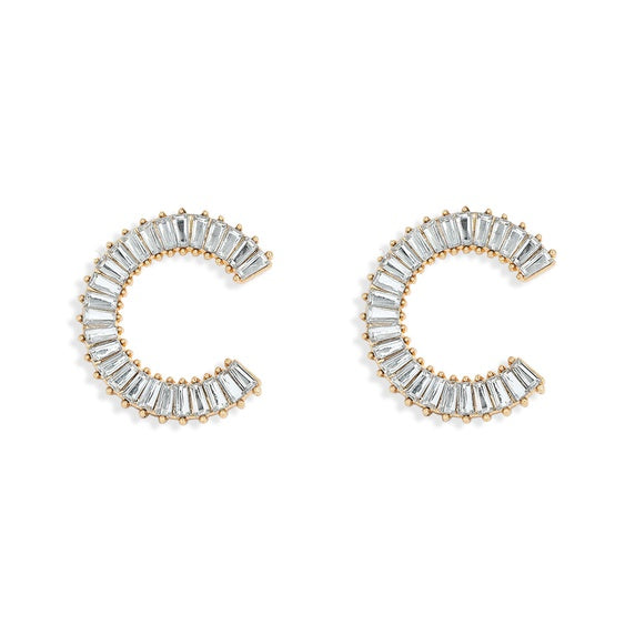 Alphabet Glam Studs!