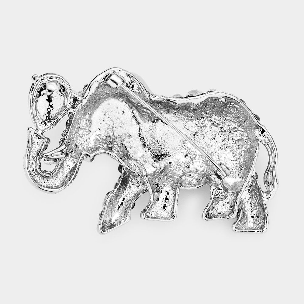 Zara Elephant Brooch