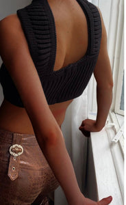 Knit Halter Top