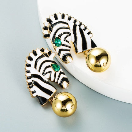 Zebre Earrings