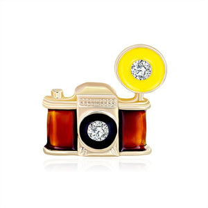 Lights Camera Action Brooch