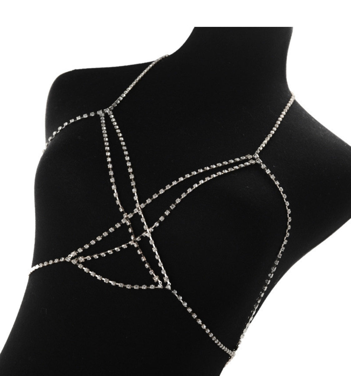 Rhinestone Bra Top