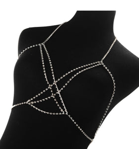 Rhinestone Bra Top