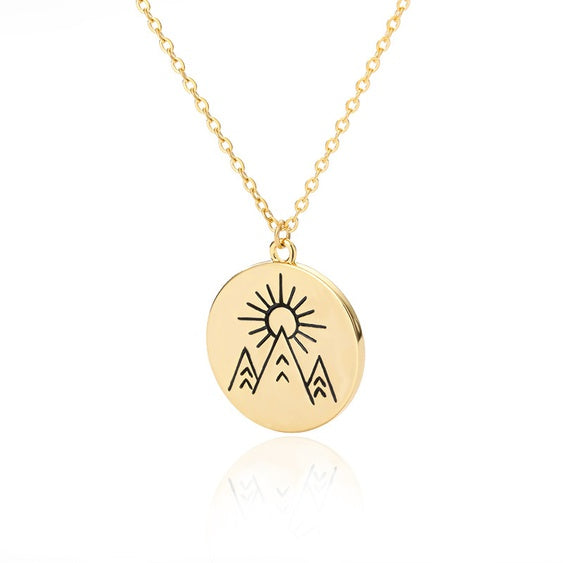 Sunrise Pendant Necklace