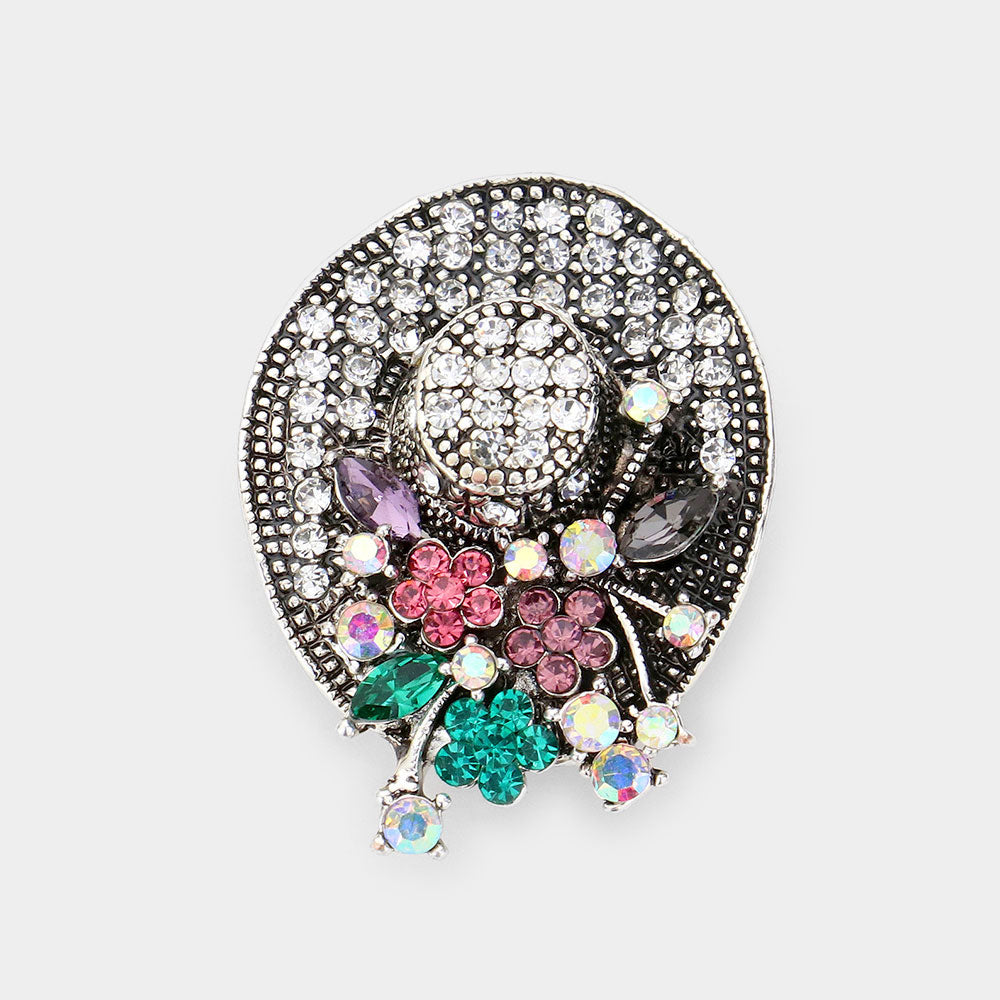 Sun Hat Brooch