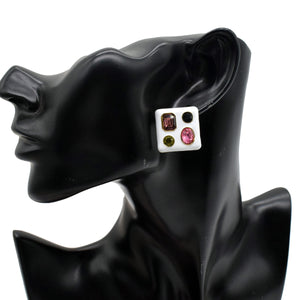 Square Art Earrings