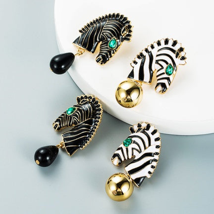 Zebre Earrings