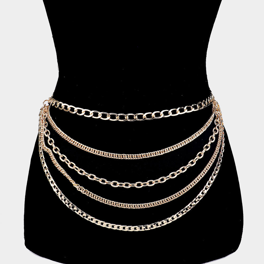 Crush on you chain link belt