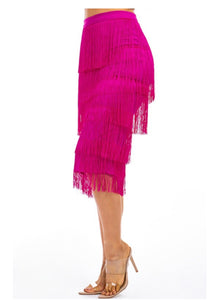 Frizzy Fringe Skirt
