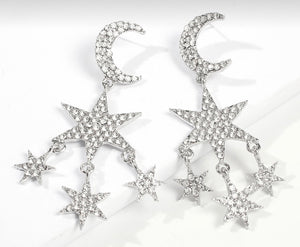 The stars & the moon earrings