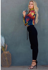 Tie Dye Biker Jacket