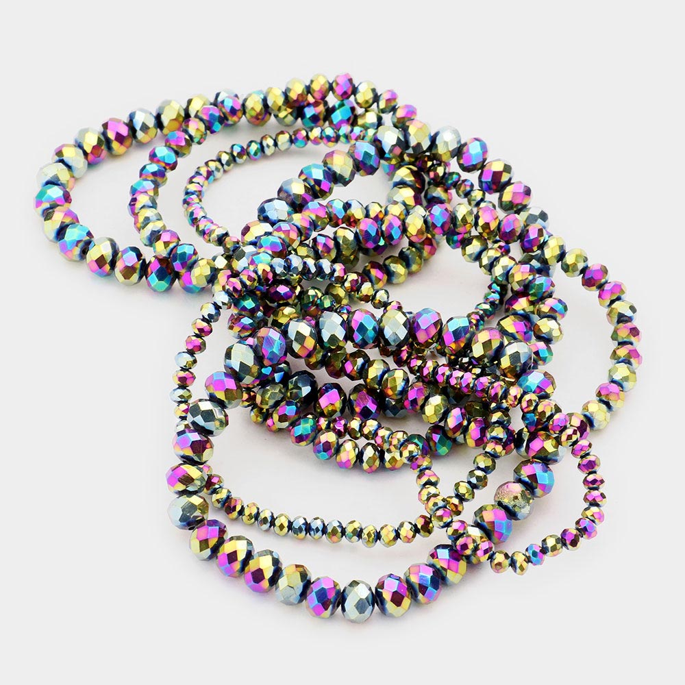 MultiColor Beaded Stretch Bracelets