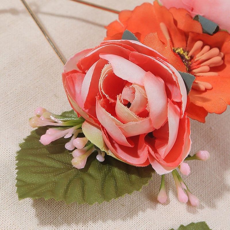 Flower & Leaf Earrings