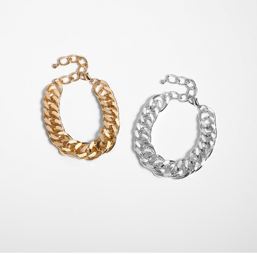 Chunky Fashion Metal chain bracelet