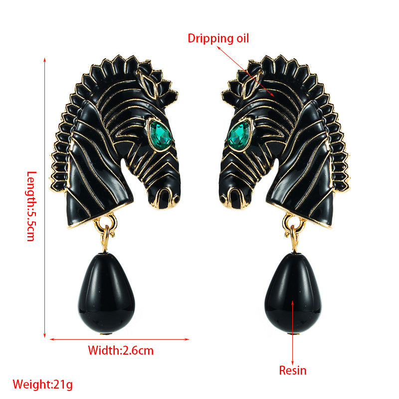 Zebre Earrings