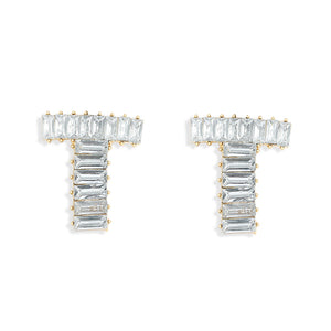 Alphabet Glam Studs!