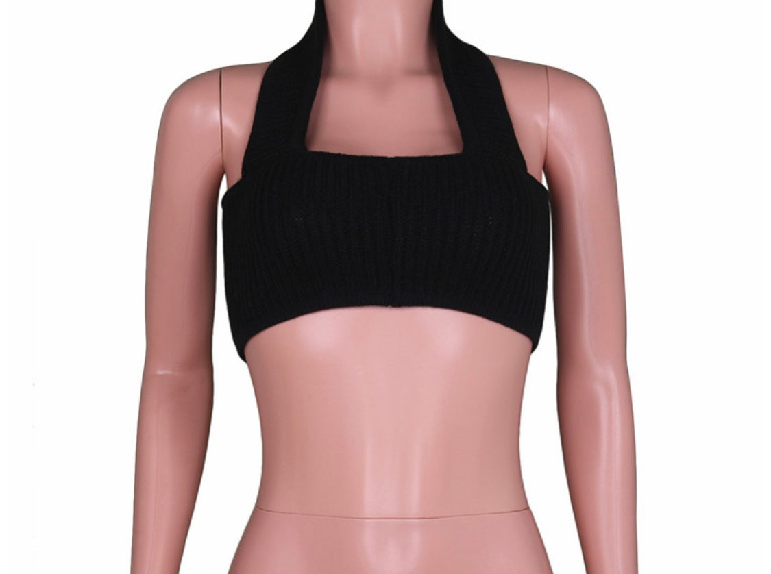 Knit Halter Top