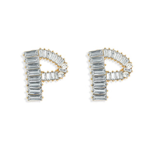 Alphabet Glam Studs!