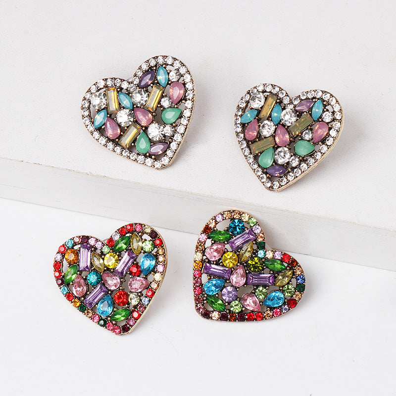 Heart of Glam Studs