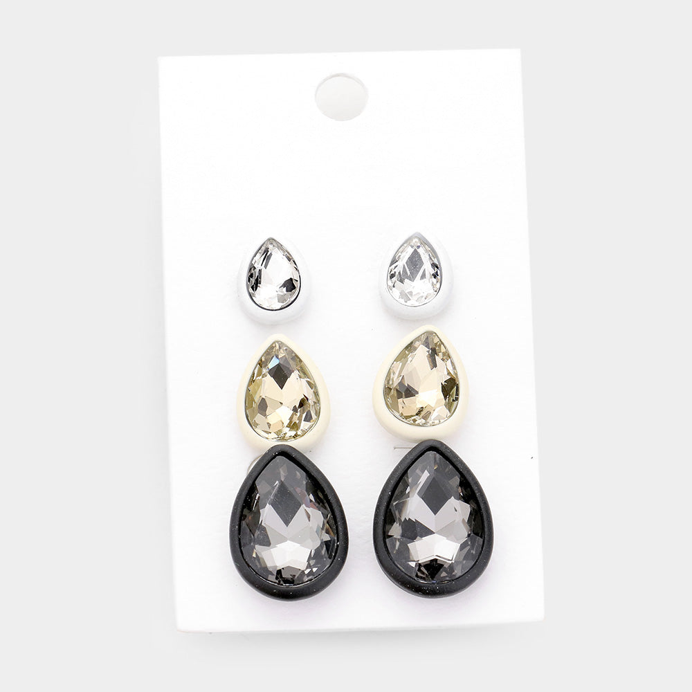 Teardrop Studs