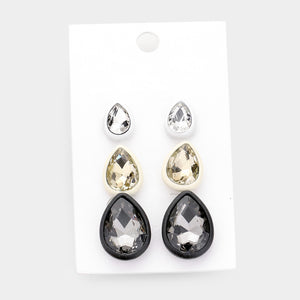 Teardrop Studs