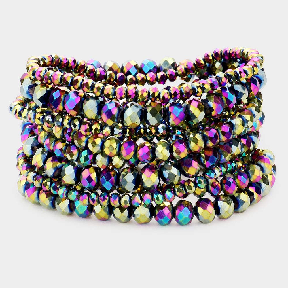 MultiColor Beaded Stretch Bracelets