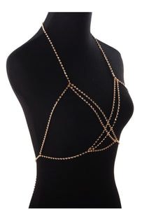 Rhinestone Bra Top